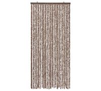 emmevi Rideau chenille pour porte protège-soleil anti-mouches lavable, réglable, modèle rideau_chenille (5) 120 x 230 cm