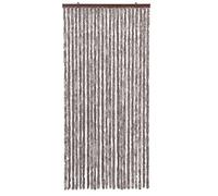 emmevi Rideau chenille pour porte protège-soleil anti-mouches lavable, réglable, modèle rideau_chenille (2) 100 x 220 cm