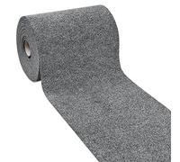 emmevi Tapis au mètre H50 cm sur mesure, tapis de cuisine, moquette, entrée antidérapante, modèle Voie gris