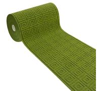 emmevi Tapis de cuisine absorbant design 3D voie couleur unie au mètre sur mesure vert