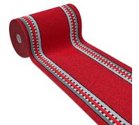emmevi Tapis de cuisine antidérapant voie bordée entrée escalier lavable Mod.ALEXA Dis.A 57 x 300 Bordeaux