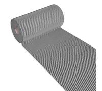 emmevi Tapis en caoutchouc souple avec bord de piscine, rouleau de 15 m, multi-usages, dessous d'évier, gris
