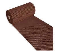 emmevi Tapis en caoutchouc souple bord piscine rouleau 15 m multi-usage sous verre évier marron
