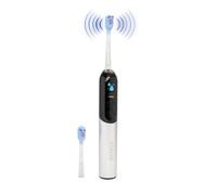 emmi-dent Sonic Prime Brosse à dents sonique avec écran et indicateur de | Brosse à dents électrique sonique avec 30 000 vibrations/min, mouvement de montée et descente contrôlée et étanche IPX7