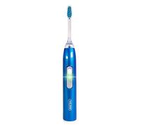 EmmiDent Metallic 66013 Brosse à dents électrique sonique blanc, bleu métal