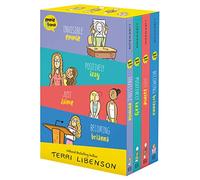 Emmie & Friends 4-Book Box Set: Invisible Emmie, Positively Izzy, Just Jaime, Becoming Brianna-Hybrid Graphic Novels for Kids Ages 8-12