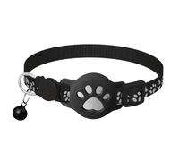 Emmoal Collier GPS Chat, 2026 Nouveau Traceur GPS Chat Tracker, sans Carte SIM, sans Abonnement Mensuel, Localisation Temps Réel, Imperméable et Durable, Alerte Intelligente Anti-Perte