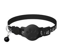 Emmoal Collier GPS Chat, 2026 Nouveau Traceur GPS Chat Tracker, sans Carte SIM, sans Abonnement Mensuel, Localisation Temps Réel, Imperméable et Durable, Alerte Intelligente Anti-Perte