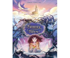 Emmy et les derniers Elfes - Tome 2 Un royaume à reconquérir - Carbone - Jungle - cartonné - Bande dessinée jeunesse