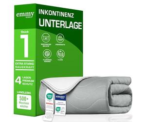 Emmy Home - Alèse de matelas pour incontinence - 90 x 160 cm - Protection de matelas lavable, alèse de lit imperméable, alèse pour incontinence, protection contre l'humidité, protection de lit