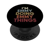 Emmy Name Emmy Personalized Name First Given PopSockets PopGrip Adhésif