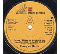 EMMYLOU HARRIS - here. there, & everywhere / mono 45 rpm single