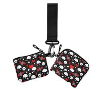 Emo Bat Scene Kid Halloween Chibi Crâne Cœur Brisé Alt Double Bracelet