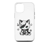 Emo Gamer Chat Rétro Gaming Goth Chaton Garçons Filles Cadeaux Coque pour iPhone 12/12 Pro