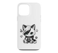 Emo Gamer Chat Rétro Gaming Goth Chaton Garçons Filles Cadeaux Coque pour iPhone 13 Pro Max