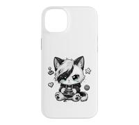 Emo Gamer Chat Rétro Gaming Goth Chaton Garçons Filles Cadeaux Coque pour iPhone 14 Plus