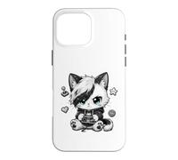 Emo Gamer Chat Rétro Gaming Goth Chaton Garçons Filles Cadeaux Coque pour iPhone 16 Pro Max