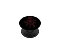 Emo Goth Alt Fairy Grunge Y2K Fleur Rose araignée et Toile PopSockets PopGrip Adhésif