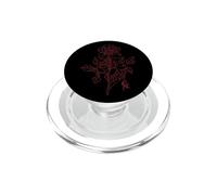 Emo Goth Alt Fairy Grunge Y2K Fleur Rose araignée et Toile PopSockets PopGrip pour MagSafe
