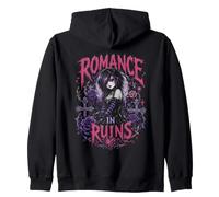 Emo Goth Girl Esthétique Cœur Noir Alternative Gothique Sweat à Capuche
