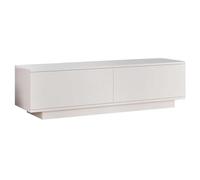 Emob Locelso Support TV en 100 % mélamine Épaisseur 18 mm Blanc 140 x 38 cm