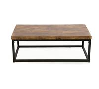 Emob Poldimar - Table Basse Arras 100cm - chêne Sonoma/Dark Wood