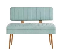 Emob - Woody Fashion Bank | Panneau de Particules mélaminé de 18mm | Pin Atlantique Vert Pistache | 90x39x40 cm