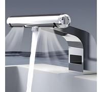 emobwdy Automatischer Hochgeschwindigkeits-HäNdetrockner FüR Toiletten (Gewerblich&Privat),1150w 2-In-1-InduktionshäNdetrockner (Warm/Kalt)-Wasserhahn+HäNdetrockner,Trocknet HäNde in 6-10s