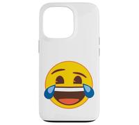 Emoji Officiel Larmes de Rire Jaune Sourire Visage Coque pour iPhone 13 Pro