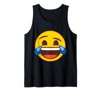 Emoji Officiel Larmes de Rire Jaune Sourire Visage Débardeur