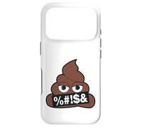 Emoji Poop Officiel Censuré Jaune Sourire Visage Coque pour iPhone 17 Pro