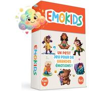 EmoKids - Jeu des Émotions Enfant (4-10 ans) - 55 Cartes Illustrées + 8 Mini-Jeux - Intelligence Émotionnelle & CNV, Aide à Comprendre, Nommer et Gérer les Émotions, Méthode Montessori