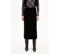 EMOLGAA | Jupe en jersey coupe ajustée en velours - noir (M)