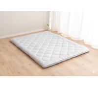 EMOOR Matelas Futon Japonais Anti-Affaissement 140 x 200 cm Fabriqué au Japon Coton Mousse de Chips, Shikibuton Lit de Couchage Pliable Tatami