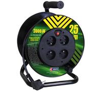 Emos 1908042510 Unité de Distribution d'énergie-(PDU) Unité de Distribution de l'énergie (PDUs) (Basique Noir 230 V 50/60 Hz 13A F3G H05 VV-)