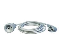 Emos 7m, 250V, 10A câble électrique Blanc - Cables électriques (250V, 10A, 7 m, Male Connector/Female Connector, 250 V, 10 A, Blanc)