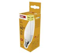 EMOS - Ampoule LED BASIC Bougie - Culot E14 - Blanc chaud - 806 lm - 8,8 W (remplacement pour ampoule à incandescence 60 W) - Durée de vie 20 000 heures - Angle d'éclairage 180° - IRC min. 80