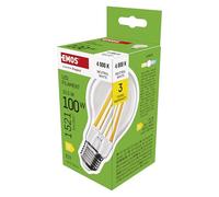 EMOS Ampoule LED Edison A60, 10,5 W, remplacement pour ampoule à incandescence 100 W, ampoule à incandescence vintage avec culot E27 et luminosité 1521 lm, blanc neutre 4000 K, durée de vie de 25 000