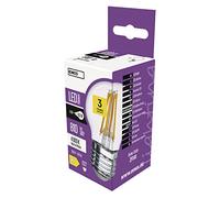 EMOS Ampoule LED Edison Mini Globe, remplacement 6W pour ampoule à incandescence 60W, ampoule vintage lumineuse avec culot E27, luminosité 810lm, blanc chaud 2700K, durée de vie 25000 heures, IRC min.