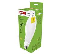 EMOS Ampoule LED Edison type ED90, 36 W pour remplacer les ampoules à incandescence 327 W, culot E27, extra lumineux 6000 lumens, blanc neutre 4000 K, durée de vie 25 000 h, IRC min. 80, angle