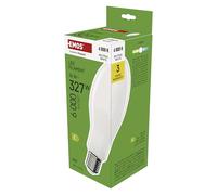 EMOS Ampoule LED Edison type ED90, 36 W pour remplacer une ampoule à incandescence de 327 W, culot E40, extra lumineux, 6000 lumens, blanc neutre 4000 K, durée de vie 25 000 h, IRC min. 80, angle