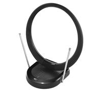EMOS Antenne d'intérieur design J0704 - Antenne intérieure numérique active pour réception Full HD DVB-T/T2, DAB, avec filtre LTE/5G intégré et amplificateur de signal réglable, réception de signal de