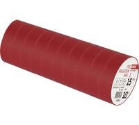 EMOS Bande d'isolation PVC 15mm / 10m rouge, 10 pcs, F61513
