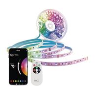 EMOS - Bande LED intelligente RGB/CCT 5 m - Bande LED autocollante avec télécommande et application - 16 millions de couleurs, synchronisation de la musique, minuterie - Éclairage d'ambiance et de