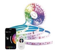 EMOS - Bande LED Intelligente RGB/CCT de 2 m - Bande LED autocollante avec télécommande et Application - 16 Millions de Couleurs, synchronisation de la Musique, minuterie - Éclairage d'ambiance et de
