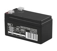 EMOS Batterie au plomb sans entretien AGM 12 V 1,3 Ah Faston 4,7 mm pour détection incendie, UPS