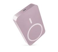 EMOS - Batterie Externe 10 000 mAh WI 1046 avec Aimant - Batterie Externe magnétique avec passthrough et Chargement sans Fil - Sortie USB-C avec câble de données USB - pour iPhone, iPad, Smartphone,