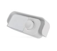 EMOS - Bouton de sonnette pour sonnette de porte à 2 fils - Bouton de sonnette classique avec plaque nominative - Bouton de sonnette blanc compatible avec carillon de porte P57101, P57102 - Avec fil