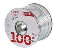 EMOS Câble coaxial CB130, 100m, S5381
