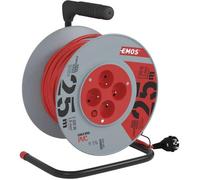 Emos Câble d'extension en PVC sur tambour - 4 prises 25m